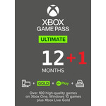 Подписка Xbox Game Pass Ultimate 12 месяцев + 1 месяц в подарок